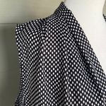 Who What Wear  Black and White Polka Dot Blouse Photo 1