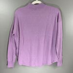 Madewell NEW Ashbury Mock Neck Pullover Sweater Long Sleeve Purple Small Photo 6