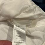 Lulus  White V Neck And Back  Layered Knotted Design Tank Top Sz Small Photo 3