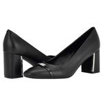 Calvin Klein  Unesta Womens Black Pointed Toe Block Heel Dress Pumps Photo 3