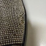 Nicole Miller Womens Shoes Sz 12 Black Tikki Jelly Sandals Bejeweled Bling Photo 5