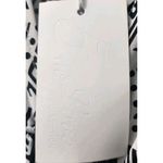 3th & Love Black White‎ Geometric Print Midi Dress V Neck Casual L Size L Photo 3