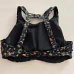 Athleta  Leopard High Neck Bikini Swim Top Dark Multi SIZE 34B 34C Photo 3