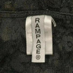 Rampage  intimates black lace tank top in size medium Photo 3