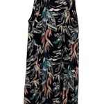 SO  Women's‎ Black Tropical Orange Blue Sleeveless Summer Dress Size M Photo 1
