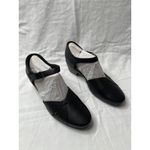 Clarks Emily Rae Black Leather Mary Jane Block Heel Shoes Size 10W Photo 1