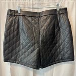 EXPRESS NWT Faux Leather Quilted Shorts Photo 1
