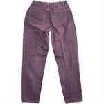 Wrangler Vintage 90s High Rise Purple Mom Jeans USA 29x29 Tapered Cotton Photo 2