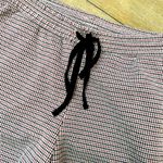 ZARA  - Drawstring Waist Checkered Plaid‎ Trousers Photo 1