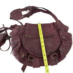 Leather Messenger Bag Crossbody Flap Over Purse Shoulder Bag Satchel Brown Photo 13