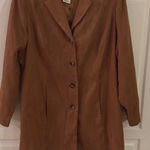 Norm Thompson Brown Polyester Blend Blazer Jacket M/P Size undefined Photo 0