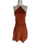 Cult Gaia  Leslie Knit Dress in Spice Large New Womens Mini Metallic Cocktail Photo 3