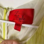 Z Spoke Zac Posen Silk Yellow Chiffon Mini Dress Size 8 Photo 1