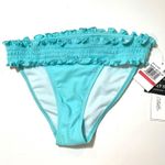 The Cove Salt +  Juniors' blue Smocked Bikini Bottom Photo 4