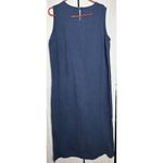 Studio Ease Women’s Vintage Dress Linen‎ blue sleeveless classic 16W Photo 1