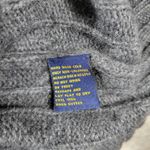 Ralph Lauren Rugby Cable Knit Sweater Large Gray Wool Angora Cashmere Blend Photo 8