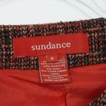 Sundance Fringe Tweed Wool Blend Orange Blazer Jacket Womens Size 6 Photo 3