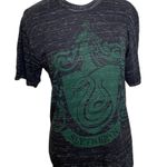 Harry Potter  Slytherin T Shirt Gray Cotton Snake Short Sleeve Sz Small Womens Photo 1