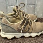 Sorel kinetic lace casual sneakers in tan Photo 5