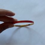 Kate Spade  Pink Enamel Bangle Bracelet Photo 4