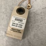 Anthropologie  Bamboo Monogram F Pendant Necklace NEW Photo 2