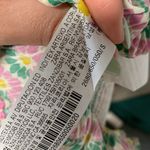 ZARA  SMOCKED FLORAL MINI SKIRT GREEN PINK SMALL Photo 5