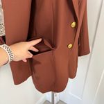 Rag and Bone Cody Wool Blend Single-Breasted Blazer Light Brown Sz 2 Gold Buttons Photo 4