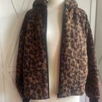 Loft  Black and Brown Fleece Jacket Photo 2