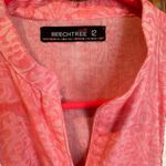 Beechtree Embroidered Shirt Kurta Size 12 Pink White Pearl Buttons Photo 3