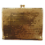 Vintage 50’s Duramesh Gold Glam Wallet Clutch with Dustbag Photo 0