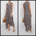 ALLSAINTS ππ Tate Misra Asymmetric Hem Dress ~ Python Snake Print Large L NWOT Photo 13