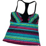 Athleta | Striped Racerback Swim Top 32B/C Photo 0