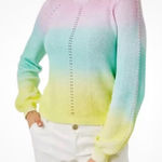 Lilly Pulitzer  ombre spray yellow blue 
RITZANNA SWEATER knit casual fall $200 Photo 0