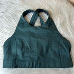Outdoor Voices  Tech Sweat Criss Cross Key Hole Sports Bra Green Size Small Photo 10