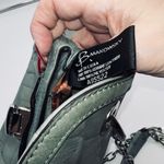 B Makowsky B. Makowski Green Croco Embossed Vintage Chain/Leather Strap Crossbody Photo 10