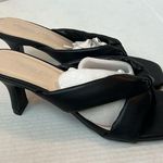 London Fog  Women’s Louelle, Black Heeled Sandals, Size‎ 8M + Photo 0