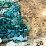 Laura Scott  Paisley Green and White Blouse Size 3X Photo 5