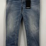 DSQUARED2 Jeans Womens Jennifer Cropped Low Rise Blue Button Fly Size 38 4 6 Photo 0