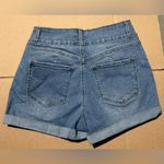 Forever 21 Women’s  Size 27 Cuffed Blue Denim Jean Shorts Photo 1