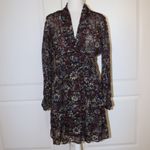 Ba&sh Giani Sheer Floral Mini Dress Size 2 Photo 4