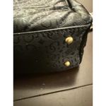 Guess Jania Society Quilted Medium Satchel Crossbody Black Logo Embossed NEW Photo 10