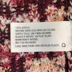 Mossimo Women’s Aztec Knit Oversized Open Front Cardigan Red Size M Photo 4