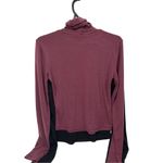 Olive & Oak 2 Turtleneck Tops Black Plum Combo XS Photo 1