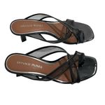 Donald Pliner Kiss Women's Black Kitten Heel Slide Sandal Size 9 Photo 1