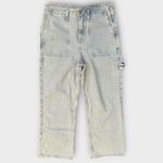 Free People Major Leagues Wide Leg Crop Jeans Size 28 Photo 4