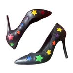Michael Kors  Rainbow Color Star Cut Out Leather Pumps Womens Size 7 Gay Pride Photo 4
