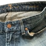7 For All Mankind A pocket stretch low rise flare jeans women’s blue size 27 Photo 3