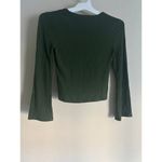 Reformation  Gellar Knit Top XS Green (Fern) Photo 1