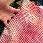 Nike Golf Dri Fit Tan Magenta Tennis Skirt Striped Skort Sz 10 like new Photo 6