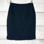 Hugo Buscati Black Wool Blend Pencil Skirt Size 2 Photo 1